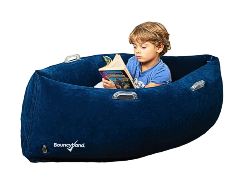 Hugging Inflatable Peapod Sensory Hug Canoe 1.2mtr/Blue By Bouncyband