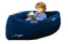 Hugging Inflatable Peapod Sensory Hug Canoe 1.2mtr/Blue By Bouncyband