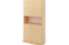 Prima features Unit with two pairs of wooden doors birch