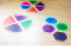 Hexagon Liquid Floor tile (Set of 4)