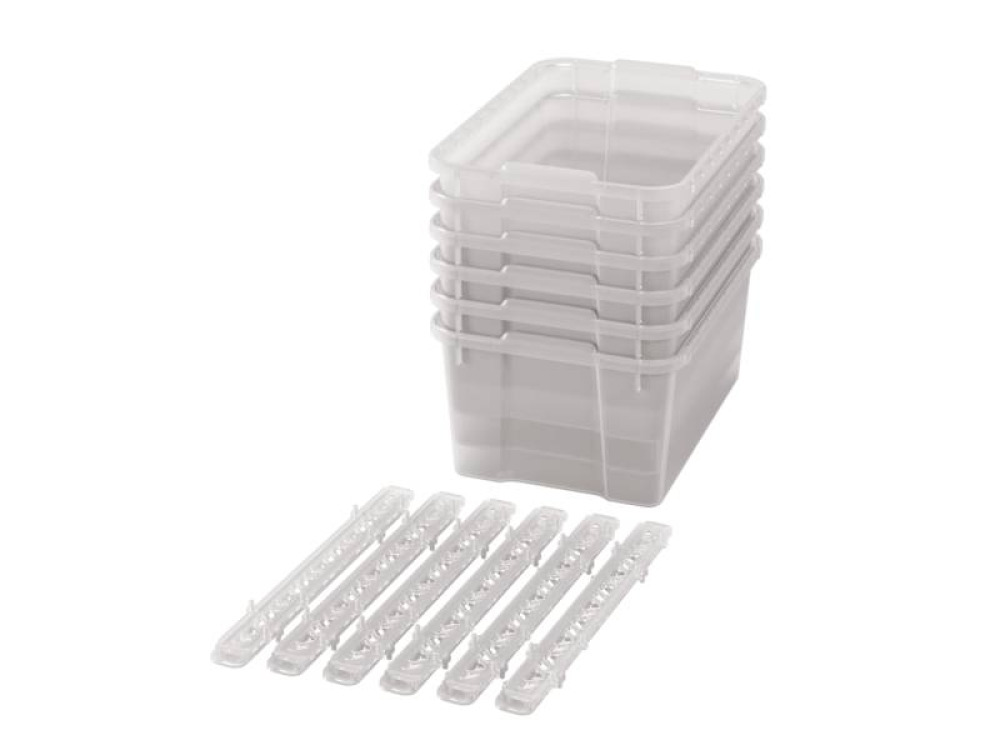 Big plastic containers with runners - Transparent - 06