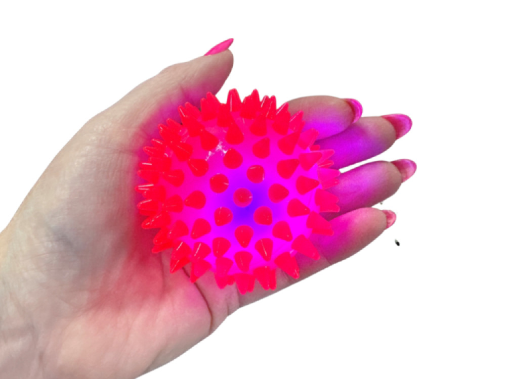 Spikey Ball non transparent LED (solid colour)