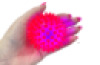 Spikey Ball non transparent LED (solid colour)