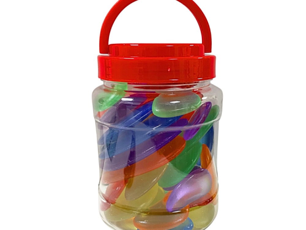 Coloured Acrylic Pebbles (30 pcs)
