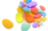 Coloured Acrylic Pebbles (30 pcs)
