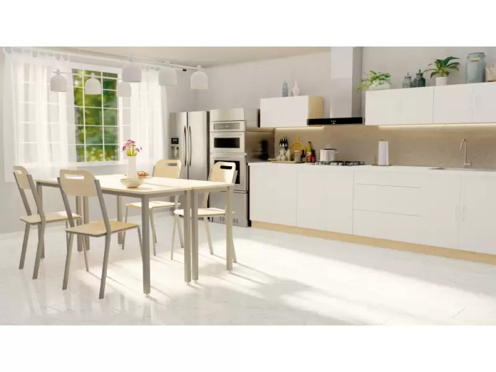 QUARTET premium set 3,2 m in oiled oak colour. Master Kitchen Collection