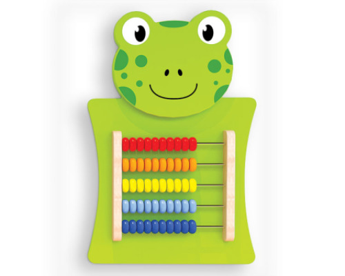 Wall toy Abacus frog