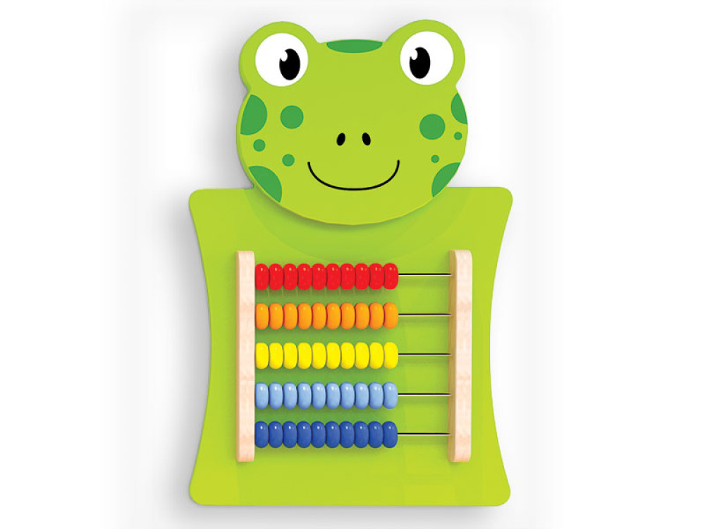 Wall toy Abacus frog