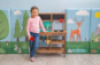 Garden kitchen with chalk boards