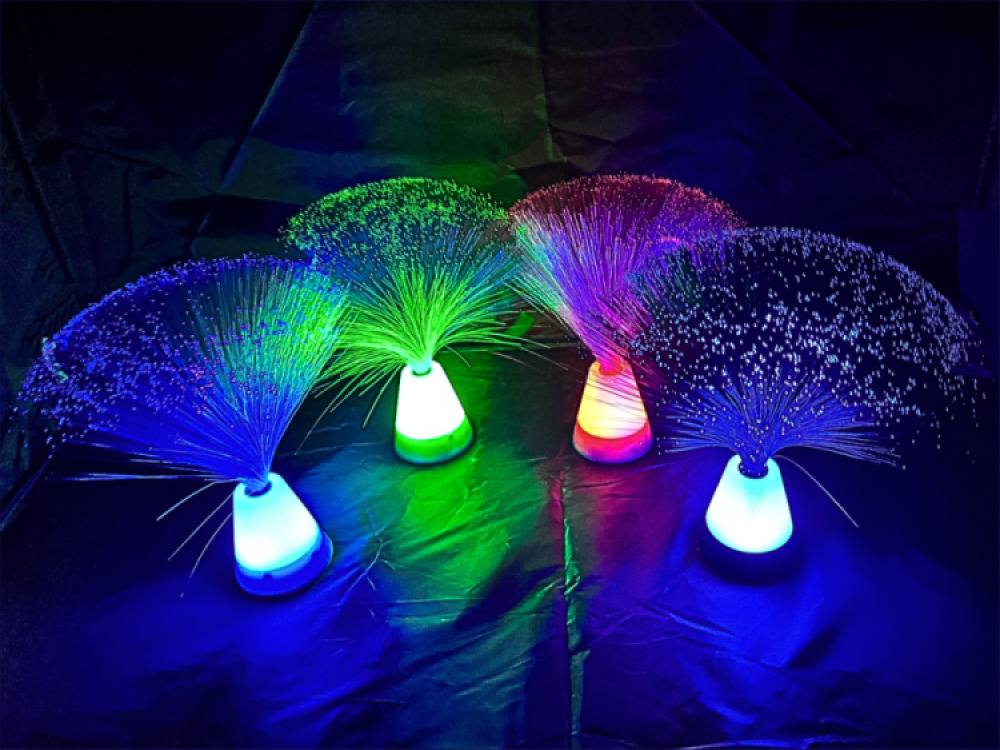 Pack of 4 Fibre optic lights – Light up base