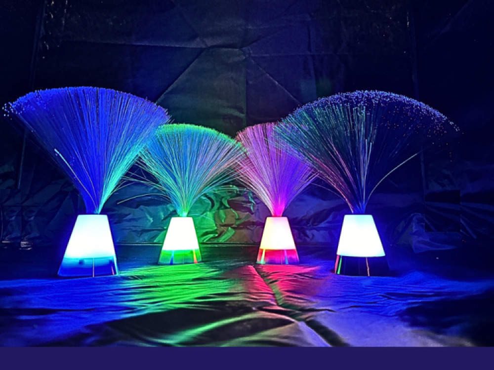 Pack of 4 Fibre optic lights – Light up base