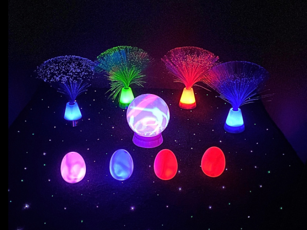 Pack of 4 Fibre optic lights – Light up base