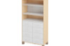 High wardrobe with shelves and drawers. White. Fresh Collection