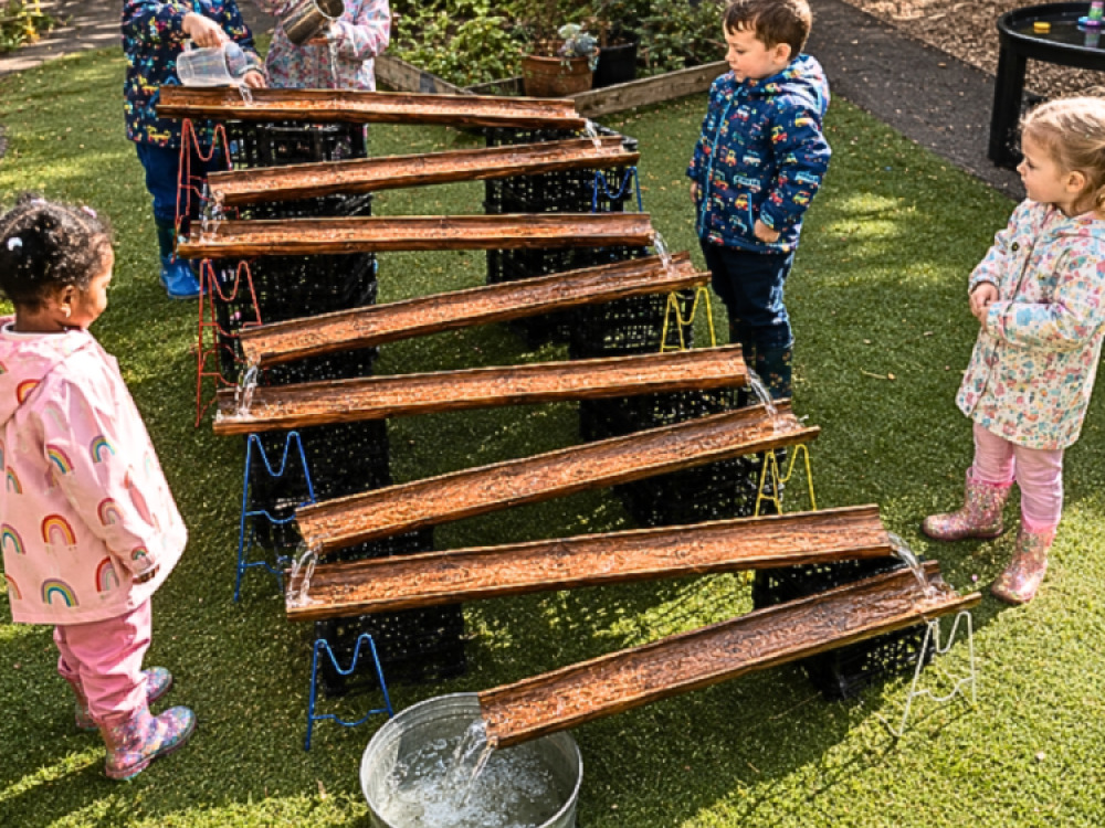 Wooden Water Channelling ( 8 x 1m lengths)