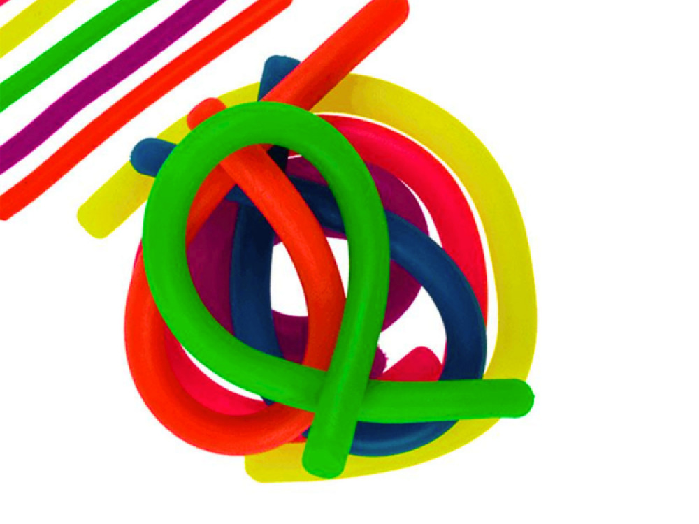 Stretchy Elastic Fidget Snakes (Pack of 6)
