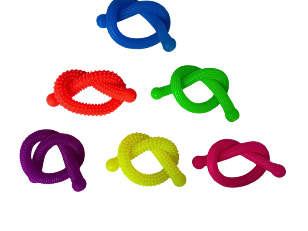 Stretchy Elastic Fidget Snakes (Pack of 6)
