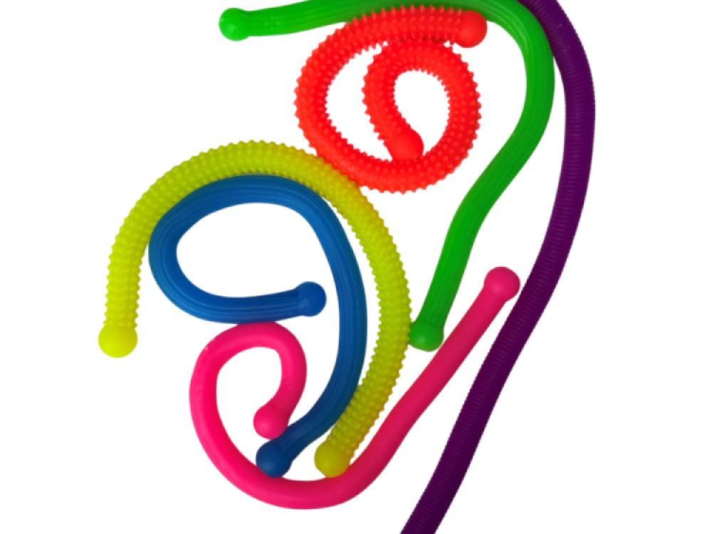 Stretchy Elastic Fidget Snakes (Pack of 6)