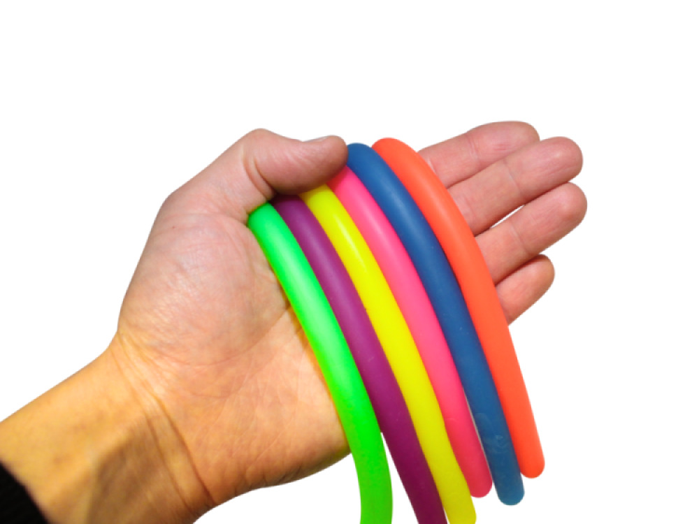 Stretchy Elastic Fidget Snakes (Pack of 6)