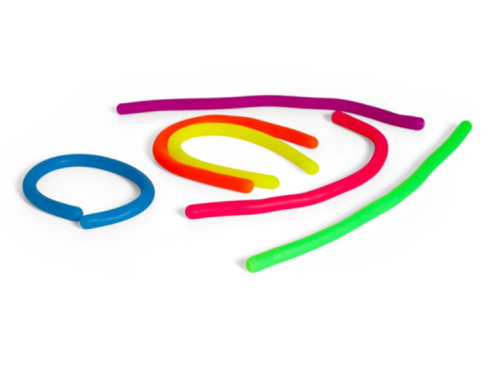 Stretchy Elastic Fidget Snakes (Pack of 6)