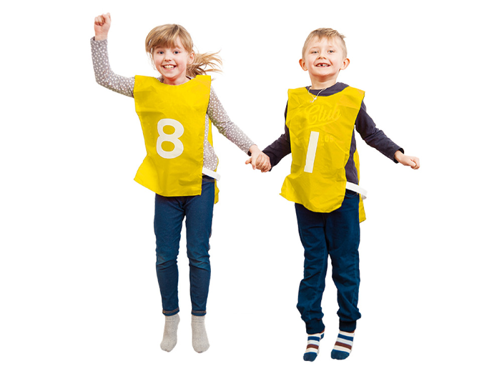 Vests with numbers