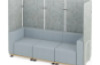 Media Acoustic wall. Grey
