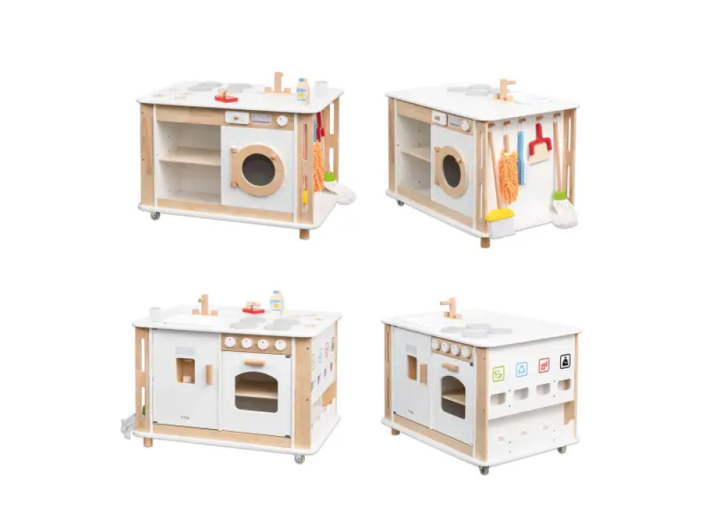 Mobile wooden eco-friendly stove