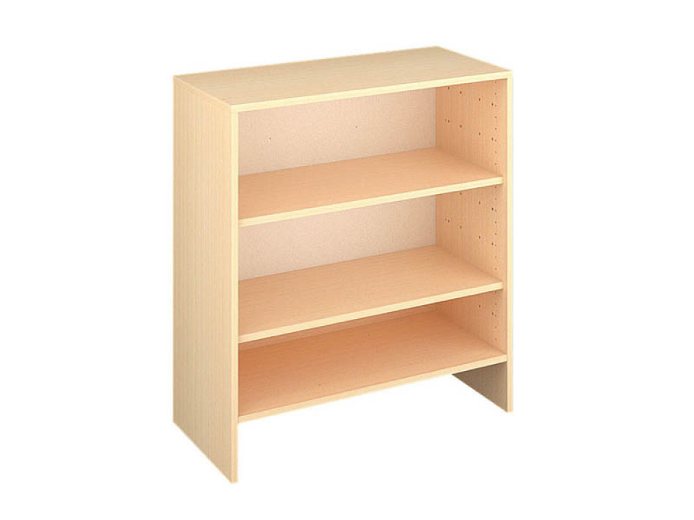Storage Unit L with shelves - Beech