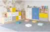 Cubo ACCESSORIES SHELVES AND DRAWERS white wide tall 1 pc.