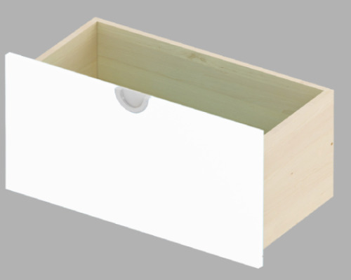 Cubo ACCESSORIES SHELVES AND DRAWERS white wide tall 1 pc.