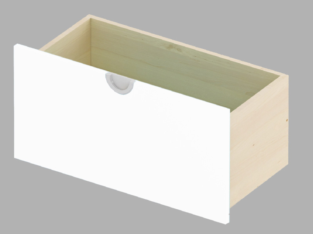 Cubo ACCESSORIES SHELVES AND DRAWERS white wide tall 1 pc.