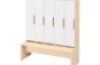 Doors with handle for cloakroom Vita 5 - White