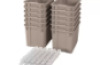 Extra large plastic containers with runners - eco baige - 12