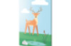 Forest wall panel. Deer