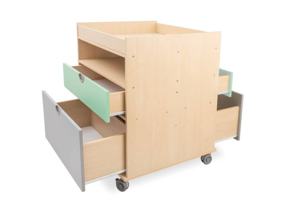 Cubo. Mobile cabinet for drawers