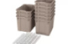 Extra large plastic containers with runners - eco baige - 09