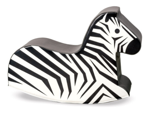 Zebra. Foam rocker
