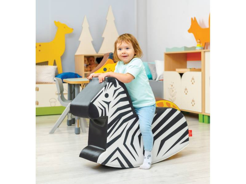 Zebra. Foam rocker