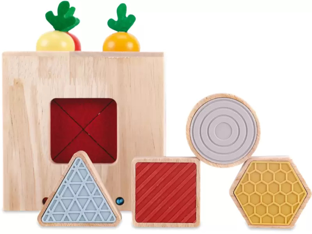 Explorer?s box. Sensory geometric shape sorter