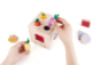 Explorer?s box. Sensory geometric shape sorter