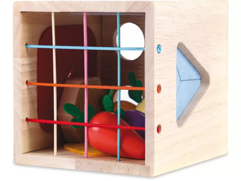 Explorer?s box. Sensory geometric shape sorter