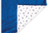 Weighted blanket - size M, cobalt blue, anchor-patterned