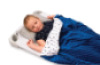 Weighted blanket - size M, cobalt blue, anchor-patterned