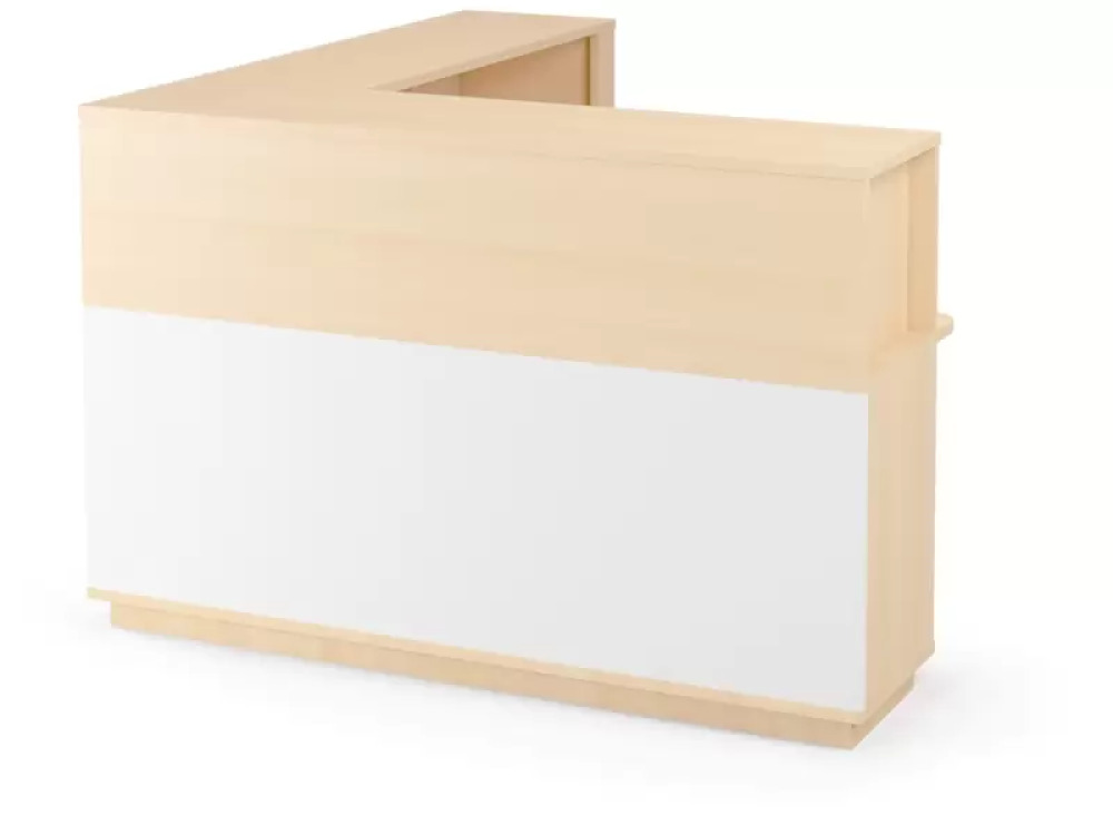 Reception desk - birch and white. Exclusive