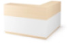 Reception desk - birch and white. Exclusive