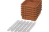 Small plastic containers with runners - eco sienna - 06
