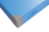 Maxi gymnastics mat with handles and reinforced corners. Blue