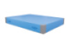 Maxi gymnastics mat with handles and reinforced corners. Blue