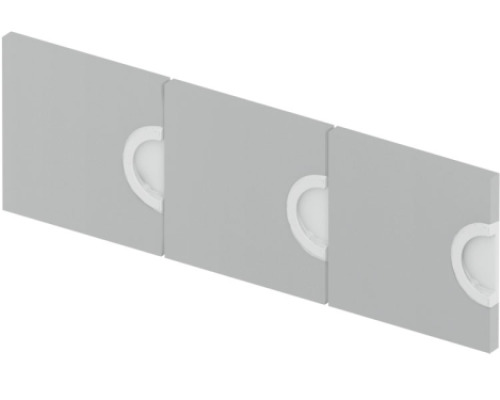 3 doors for Cubo cloakroom unit (grey)
