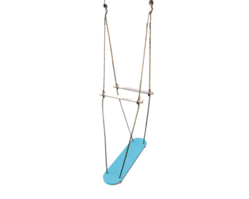 Wooden rehabilitation swing ? blue