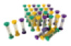 Set of 30 Mini Sand Timers – Class Pack (10×1 min. 10×3 min. 10×5 min.)